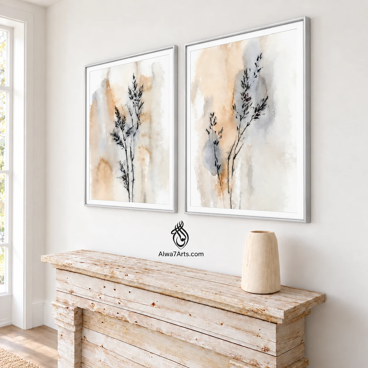 Entwined Branches from Contemporary Abstracts, code ALW-L009