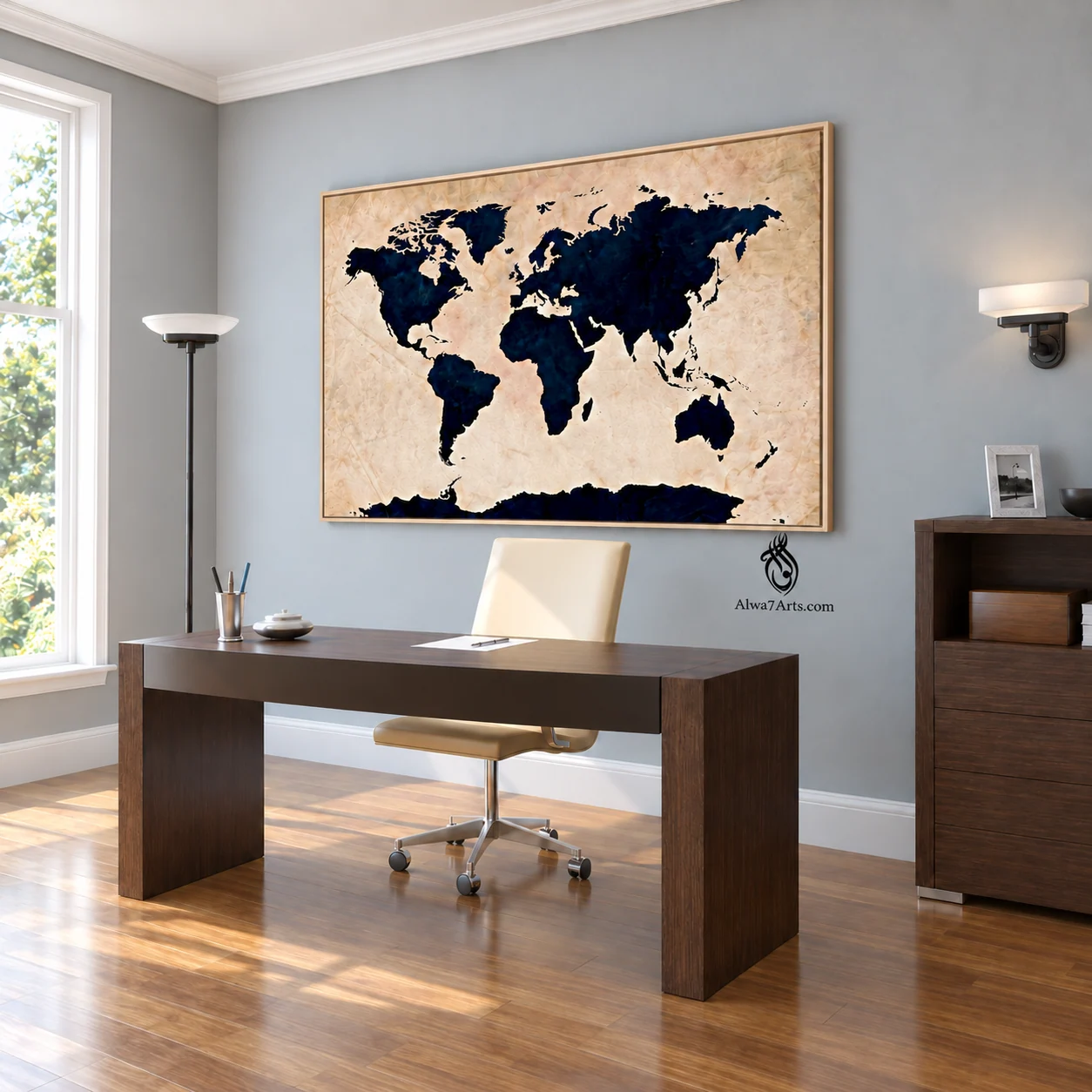 World Map from Modern Minimalism, code ALW-L018