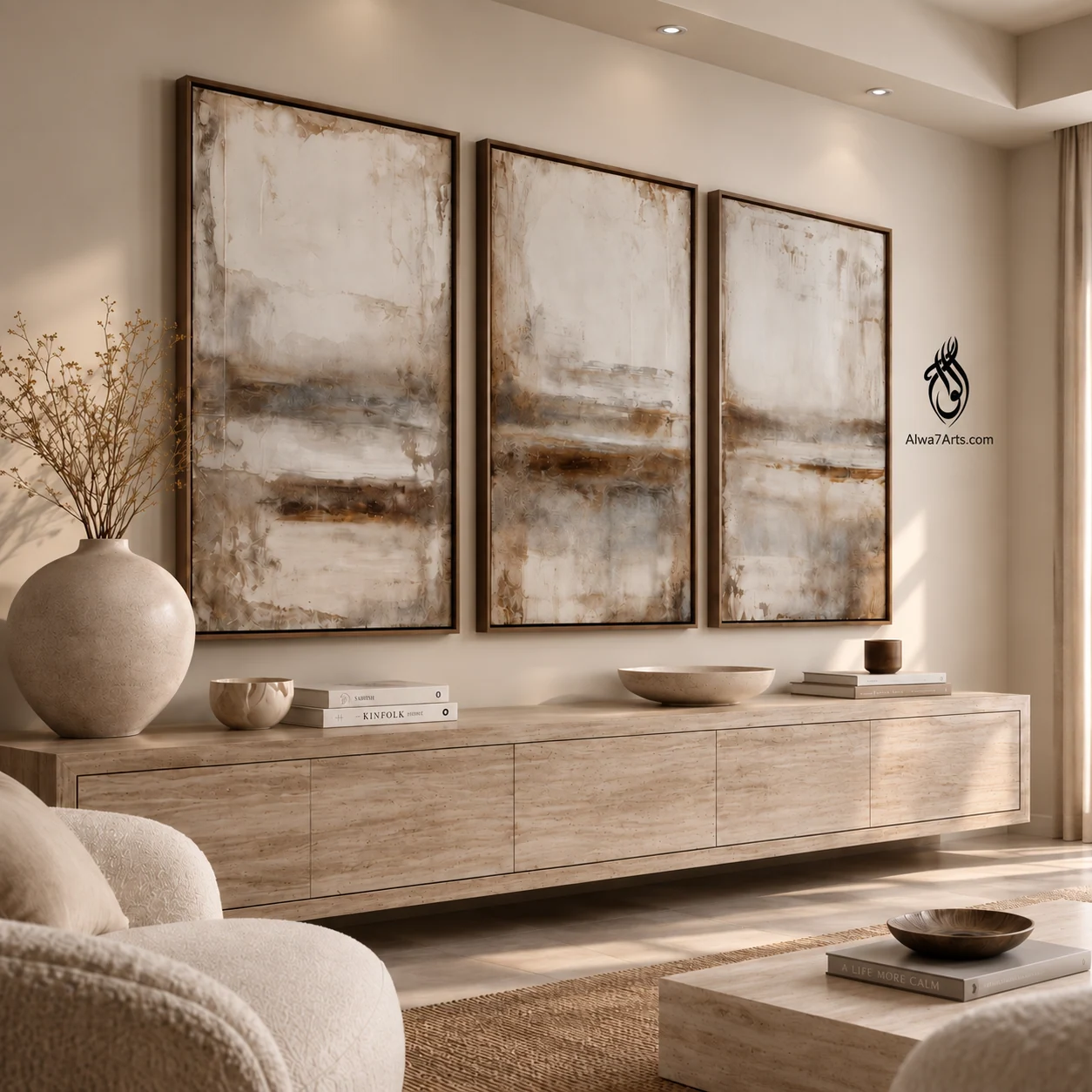 لوحة طبقات السكون من تجريد معاصر، الرمز BE040